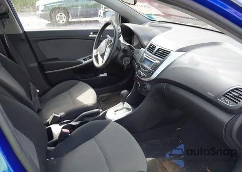 2012 Hyundai Accent Gs из США, поврежденный, VIN KMHCT5AE0CU010189